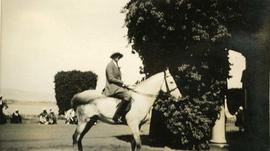 Woman on a horse, Egypt