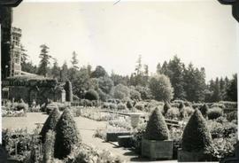 Hatley Park, Italian Garden from north west