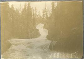 waterfall, Pine Creek Canyon.