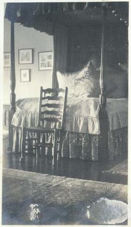 Interior, bedroom at Hatley Park