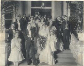 Maye Dunsmuir and Arthur Bromley wedding, St. Saviour's Church, Victoria, June 24, 1904