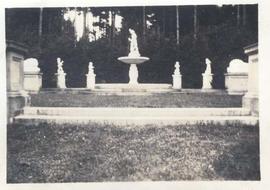 Neptune fountain and statuary, Hatley Park