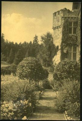 Hatley castle from Italian garden, south east corner