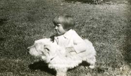 Joan Humphreys with dog