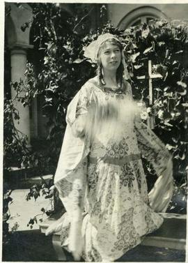 Suzanne Guilfoyle in costume for Much Ado About Nothing