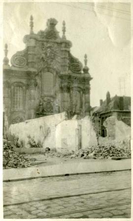 Chapelle des jesuites, Cambrai, damaged by bombs