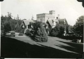 Hatley Castle from the north west