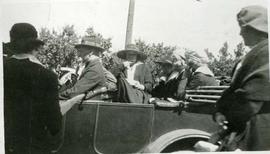 several women in a car