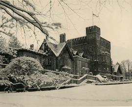 Hatley Castle from just west of the croquet lawn