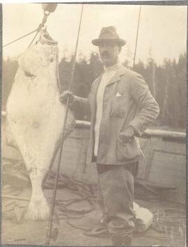 Guy Audain with large fish on Thistle