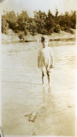 Child wading