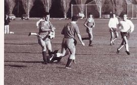 cadets playing soccer