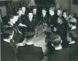 Learning the principles of anchorage on a destroyer