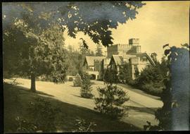 Hatley Castle, from west