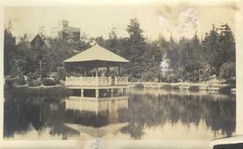 Floating pavillion and castle, Hatley Park