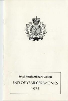 End of year ceremonies program 1975