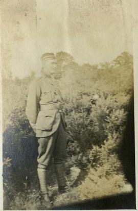 Scottish Canadian uniformed officer in service dress, including Glengarry [headgear]